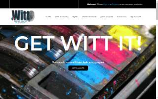 Witt Print Shop website