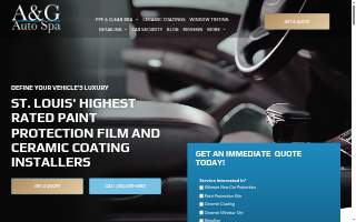 A&G Auto Spa of Concord website