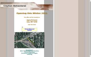 Clayton Behavioral website