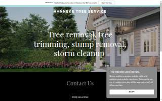 Hanneke Tree Service of Concord website