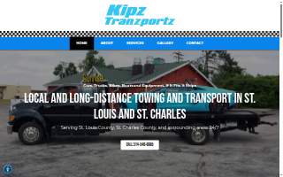 Kipz Tranzportz website
