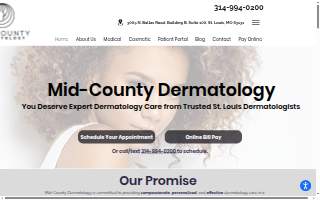 Mid-County Dermatology of Concord website
