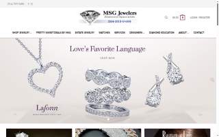 MSG Jewelers Inc website