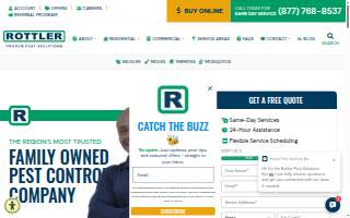 Rottler Pest Solutions of Concord website