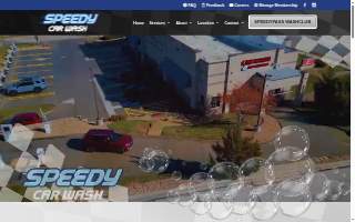 Speedy Clean Car Wash website
