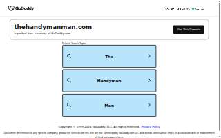 The Handyman Man website