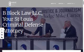 B. Block Law LLC St Louis DWI and Criminal Defense Attorney website