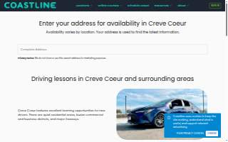 Coastline Academy Driving School - St. Louis of Creve Coeur website