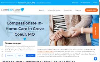 ComForCare of Creve Coeur website