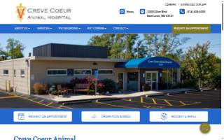 Creve Coeur Animal Hospital website