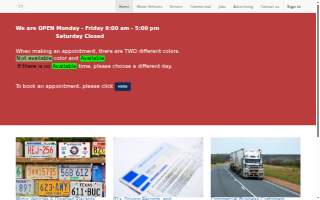 Creve Coeur License Office website