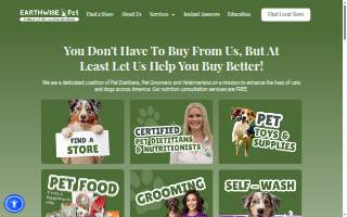 EarthWise Pet Supply & Grooming of Bloomingdale website
