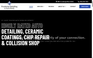 Frontenac Detailing website