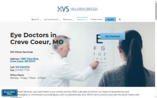 Hill Vision Services website
