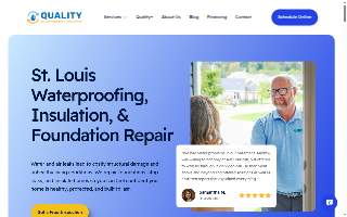Quality Waterproofing - Foundation Repair website