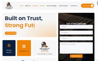 Top Quality Exteriors LLC website