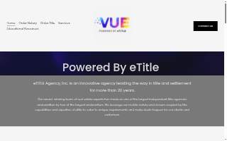 Vue Title website