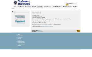 CitySaver Thrift website