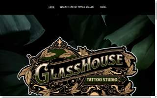 GlassHouse Tattoo Studio website