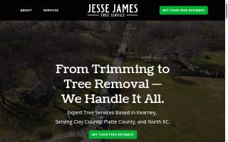Jesse James Tree Service website