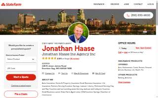 Jonathan Haase - State Farm Insurance Agent website