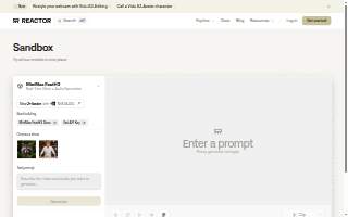 REACTOR Design website