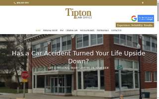 Tipton Law Office website