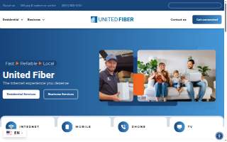 United Fiber website