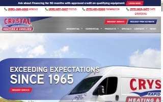 Crystal Heating & Cooling website