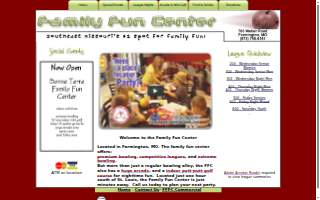 Farmington Family Fun Center website