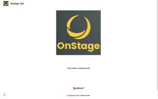 OnStage Performing Arts Center website