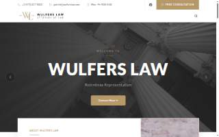 Wulfers Law Firm LLC website