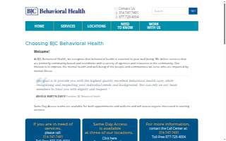 BJC Behavioral Health–North County website