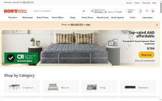 Bob’s Discount Furniture and Mattress Store of Ferguson website
