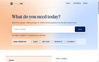 Christian Care Home website