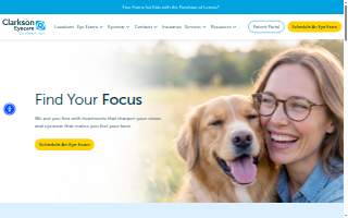 Clarkson Eyecare of Centerville website