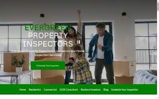Evergreen Property Inspectors website