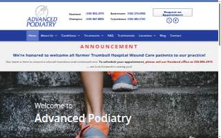 Advanced Podiatry of Florissant website