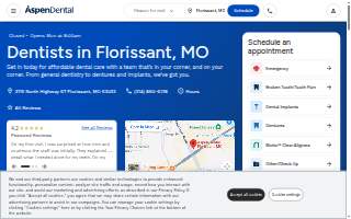 Aspen Dental - Florissant website