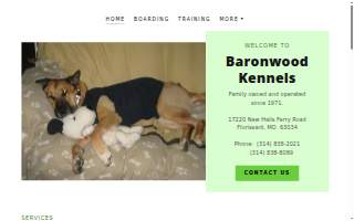 Baronwood Kennels of Florissant website