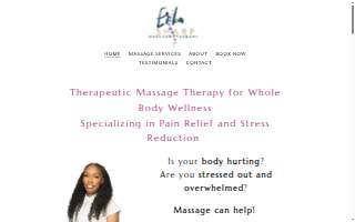 Erika Sharp Massage Therapy website