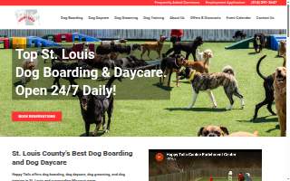 Happy Tails Inc of Florissant website