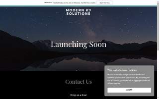 Modern K9 Solutions of Fulton website