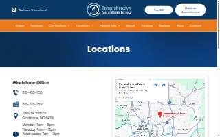 Comprehensive Foot and Ankle Centers, P.A. of Gladstone website