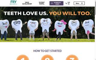 Fry Orthodontics of Gladstone website