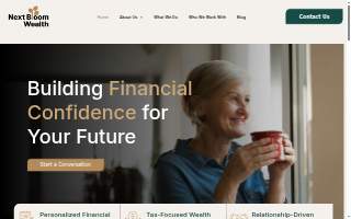 Next Bloom Wealth website