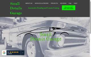 Small Details Garage LLC website