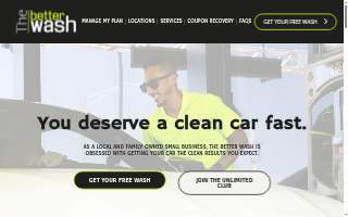 The Better Wash - Gladstone Express Tunnel Car Wash website