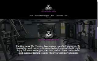 The Training Room website