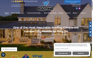 Volta Roofing LLC of Gladstone website